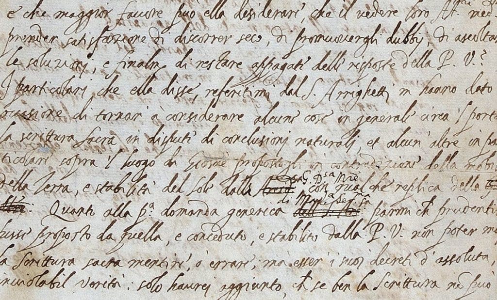 Galileo Galilei falsificó su propia carta hace 400 años para evitar la Inquisición