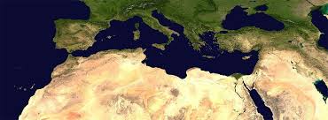 mar mediterráneo mapa